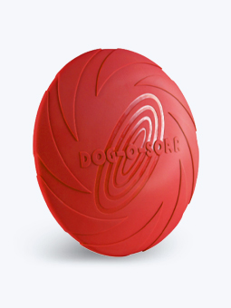 Zabawka dla psa gumowe, czerwone frisbee dysk do partowania marki PetNova