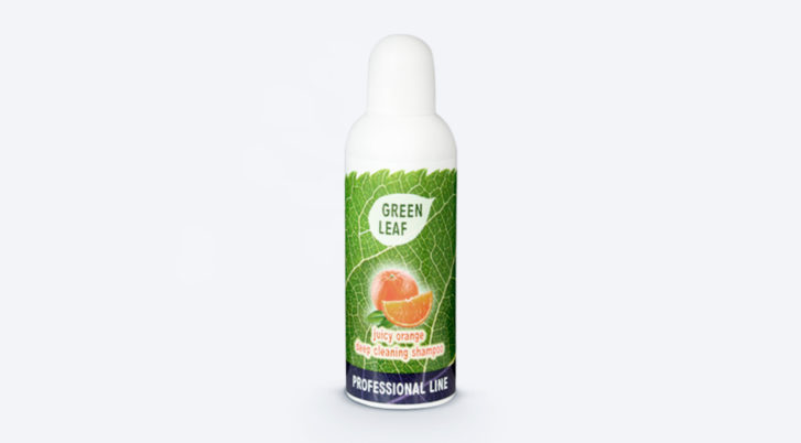 Produkt delikatny szampon dla psa Green Leaf głęboko oczyszczający pomarańczowy bez silikonów, parabenów i formaldehydu pojemność 250 ml