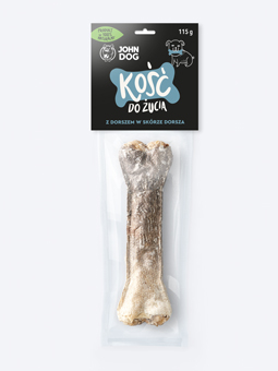 Kość do żucia dla psa z dorszem w skórze dorsza John Dog