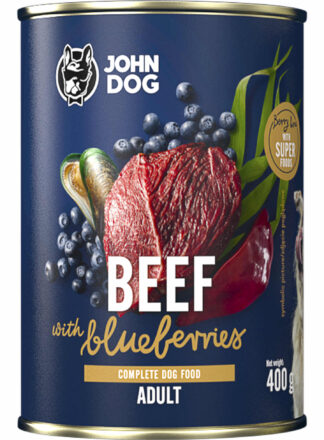 Karma mokra dla psa Wołowina z borówkami Berry Line