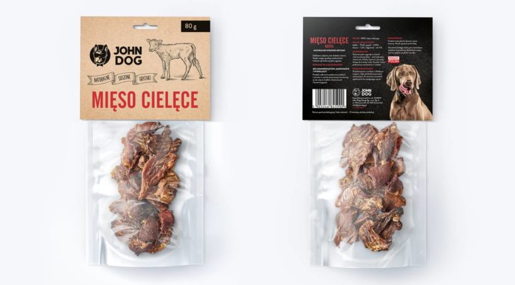 Naturalny przysmak dla psa z cielęciny