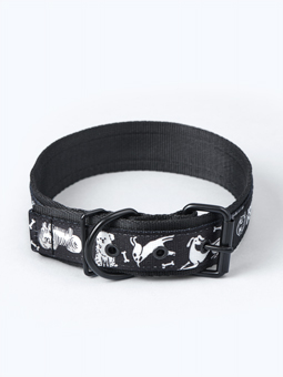 Obroża John Dog Black Comics Strong