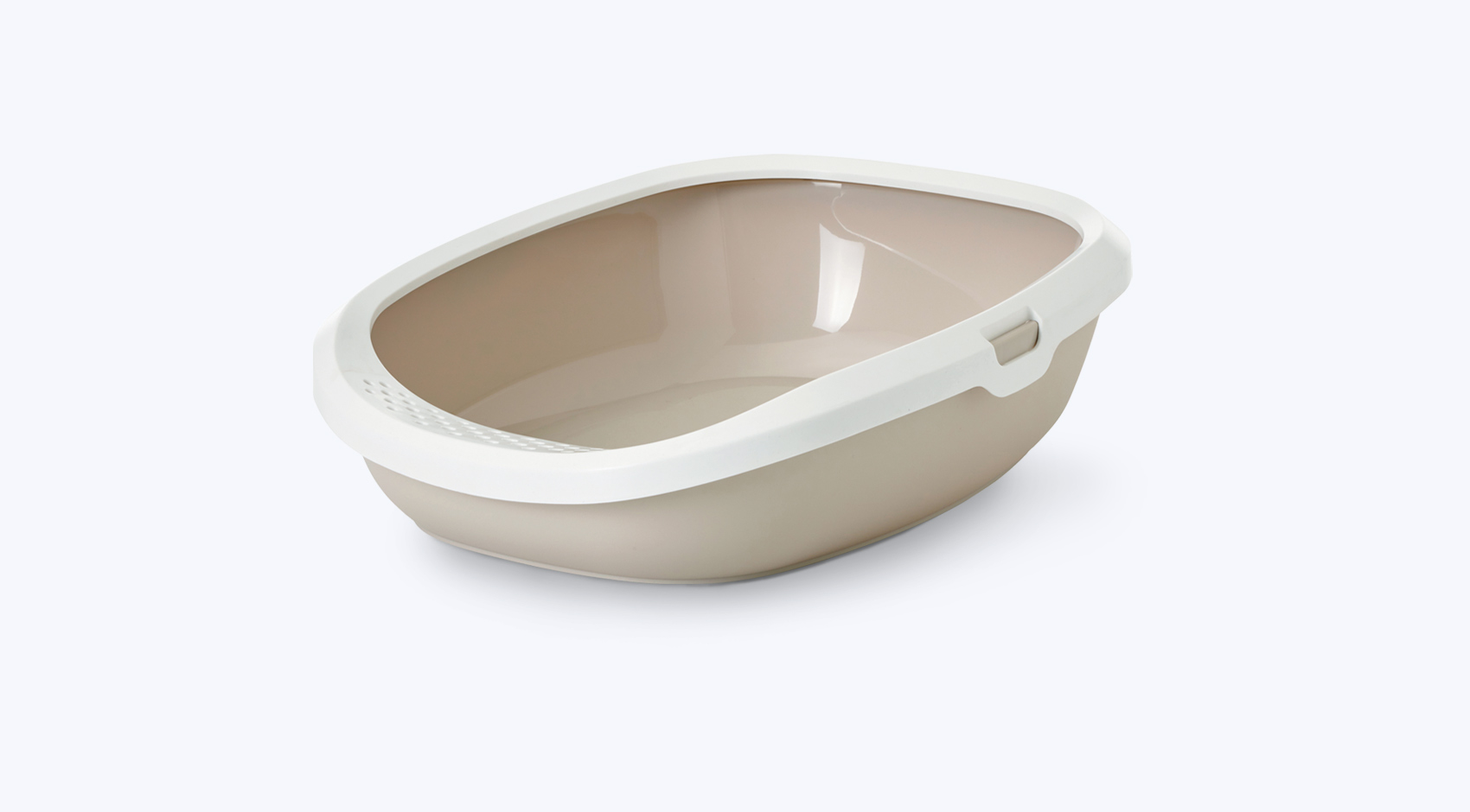 Kuweta otwarta dla kota w kolorze beżowym Nobby