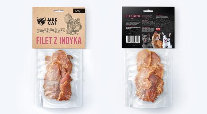 Suszony filet z indyka Jane Cat