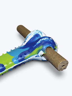 Kość na smakołyki multikolor 18 cm