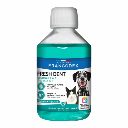 Płyn do higieny jamy ustnej psów i kotów 250 ml Francodex