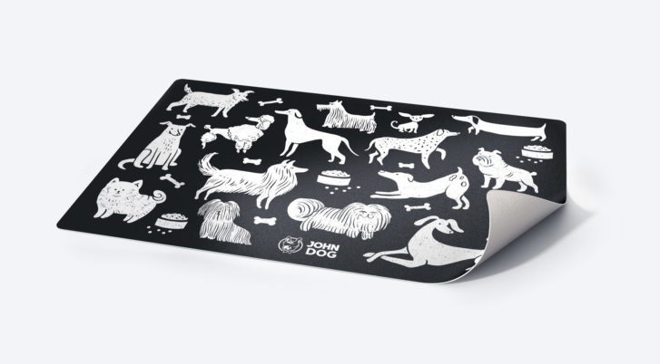 Podkladka pod miski dla psa John Dog mikroguma