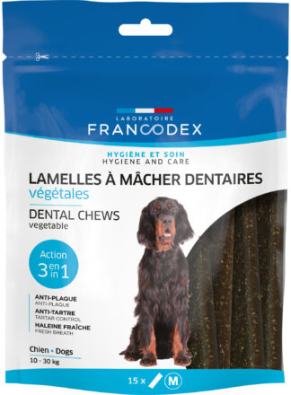 Dental paski dentystyczne do gryzienia dla psów średnich ras 15 szt.