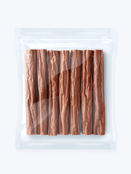 Produkt mięsne paluchy dla psa z mięsa bażanta 100% naturalne zapakowane w przejrzyste opakowanie 7 sztuk marka John Dog