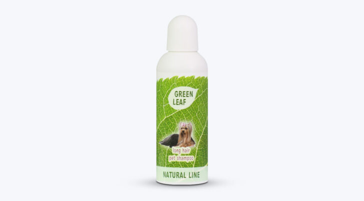 Szampon z jedwabiem dla psów z długą sierścią Green Leaf 250 ml.