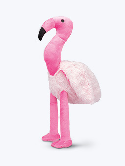 Maskotka dla psa pluszowa różowy flaming piszczący marki Trixie 35cm.