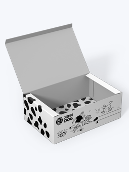 Otwarty Gift box dla kota lub psa, z indywidualnym wyborem zawartości marki John Dog.