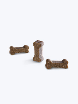 Trzy chrupki kosteczki dla psa