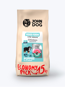 Karma sucha dla szczeniąt John Dog Good Form Low Grain.