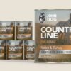 Karma mokra dla psa John Dog Country Line królik indyk, zestaw 6x800g