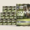 Karma mokra dla psa John Dog Country Line wołowina i dzik, zestaw 12x400g