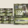 Karma mokra dla psa John Dog Country Line wołowina i dzik, zestaw 6x800g