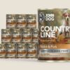 Karma mokra dla szczeniaka John Dog Country Line królik i wieprzowina, zestaw 12x400g