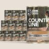 Karma mokra dla psa John Dog Country Line kaczka, zestaw 12x400g