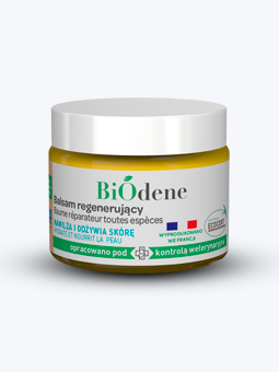 Francodex Biodene balsam regenerujący dla psów i kotów, nawilża i odżywia skórę.