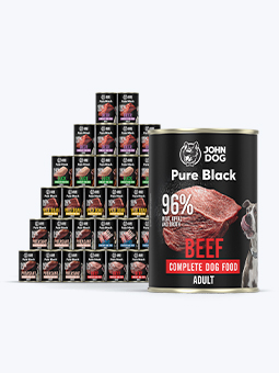 Karma mokra Pure Black mix 36x400 g | sklep John Dog