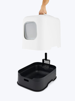 Kuweta dla kota zamknięta Rotho, 51x39,5x44,3cm biała