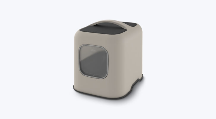 Kuweta dla kota zamknięta Rotho, 51x39,5x44,3cm cappuccino