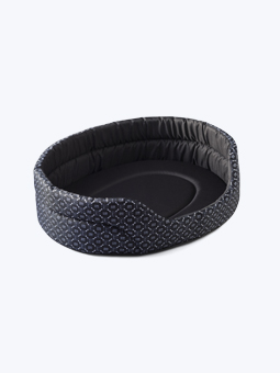 Legowisko owalne dla psa z kolekcji John Dog Black