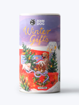 Świąteczny zestaw prezentowy dla psa tuba John Dog Winter Gifts