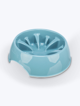 Niebieska miska spowalniająca jedzenie dla psa i kota marki Trixie, 16cm