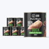 Karma mokra dla dorosłych psów John Dog Pure Black kaczka, zestaw 6x800 g