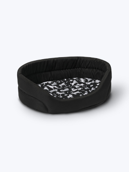 Legowisko owalne dla psa z kolekcji John Dog Black Comics