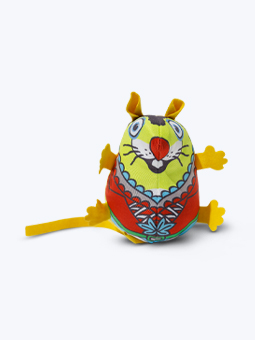 Zabawka dla kota John Dog for cats myszka żółta siedząca