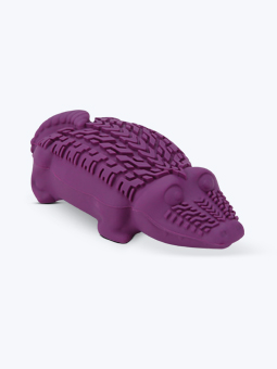 Zabawka do gryzienia dla psa fioletowy, gumowy aligator