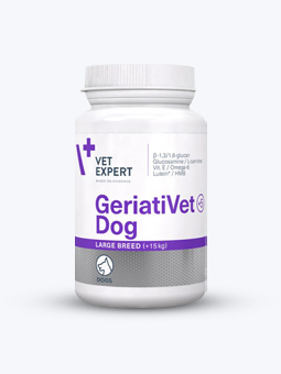 Suplement diety w tabletkach dla psów dużych ras, GeriatiVet, marki Vetexpert