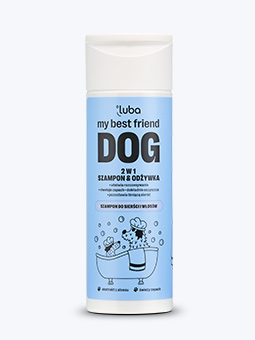 2 w 1, szampon i odżywka dla psa, 200 ml, marki LUBA.