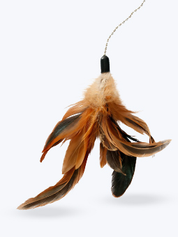 Wędka dla kota, z piórkami, xxl, marki Kerbl.