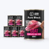 Karma mokra dla psa Pure Black Goat, zestaw 6 x 400 g, John Dog.