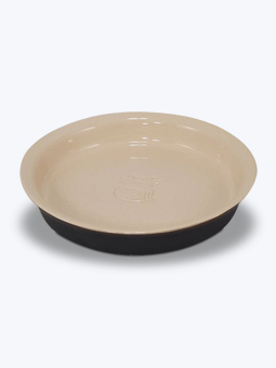 Miska ceramiczna dla psa lub kota, czarno-kremowa, 0,25 L, Nobby.