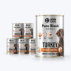Zestaw karmy mokrej dla psa Pure Black Sensi Turkey Weight Control, 6 x 400 g, John Dog.