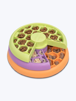 Gra Nina Ottosson lickin layers kitty, zabawka z jedzeniem dla kota.