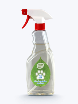 Płyn łagodzący do mycia łap dla psów, spray, 500ml, marka Green Leaf.