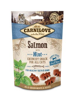 Carnilove crunchy przysmak dla psa łosoś z miętą.