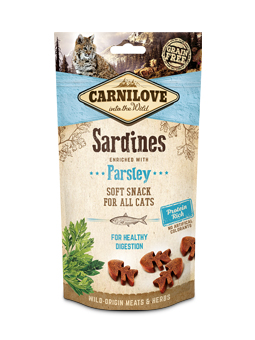 Carnilove crunchy przysmak dla psa sardynka z pietruszką.