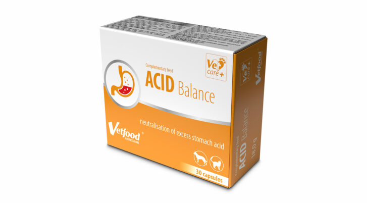 Vetfood professional Acid balance, ochrona przewodu pokarmowego, 30 kapsułek, dla psów.
