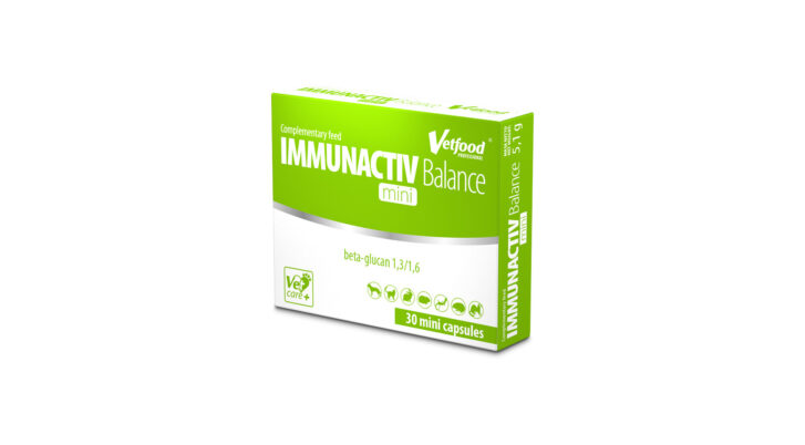 Vetfood professional Immunactiv Balance Mini dla małych ras psów, 60 kapsułek.