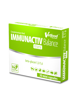 Vetfood professional Immunactiv Balance Mini dla małych ras psów, 60 kapsułek.