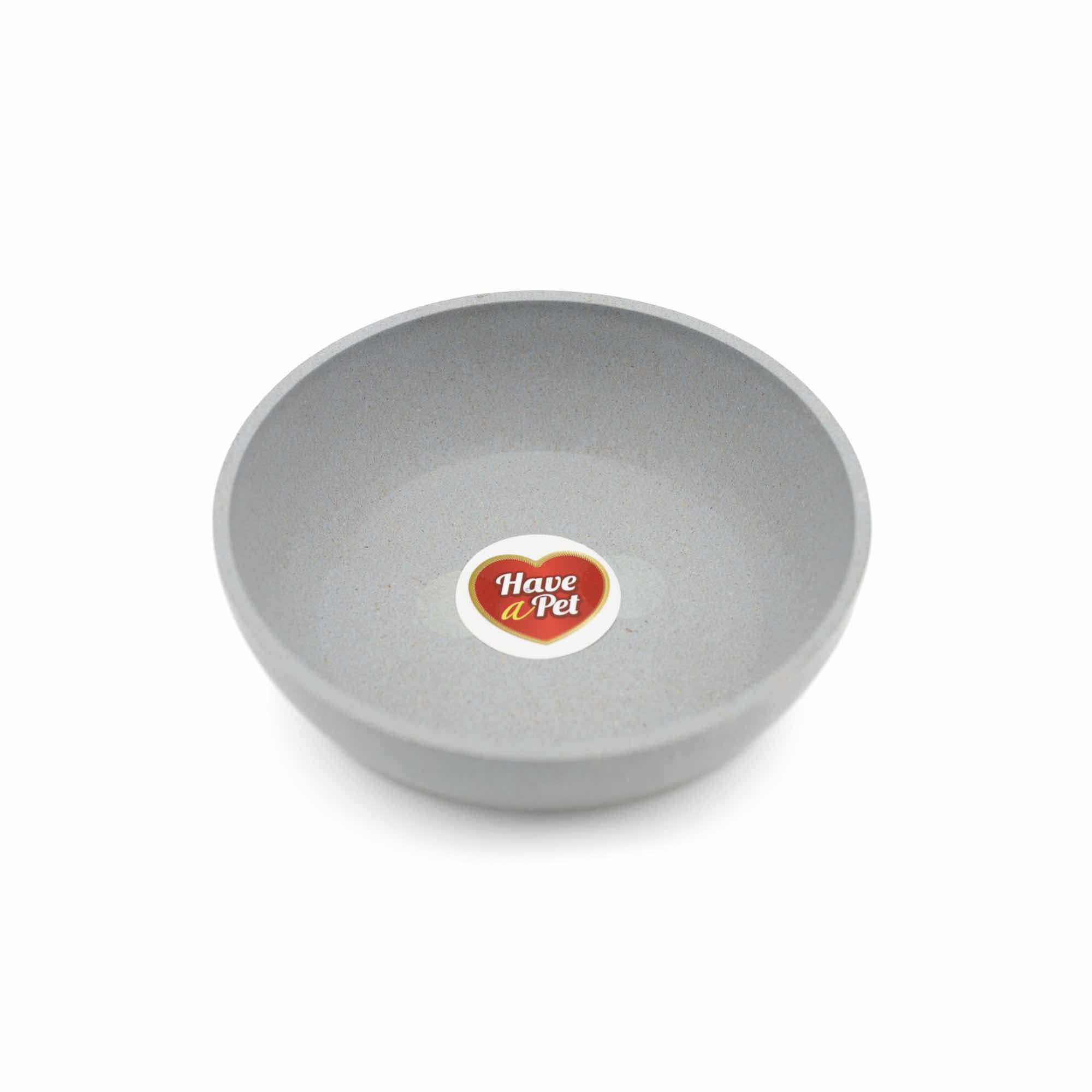 Miska bambusowa dla psa i kota. Kolor szary. Rozmiar mały.