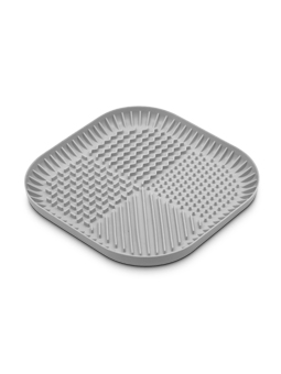 Fiboo mata dla psa Fiboowl w kolorze szarym.