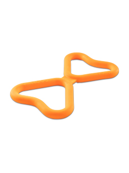 Fiboo szarpak FIB dla psa w kolorze pomarańczowym.